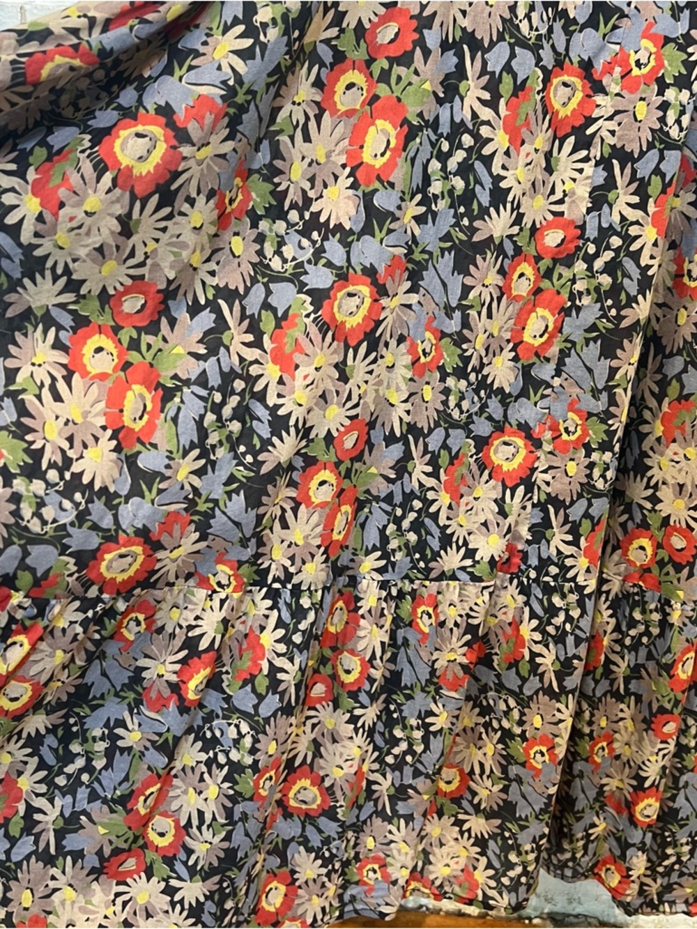 The GREAT Geranium Floral Maxi Dress Womens L - Picture 13 of 16